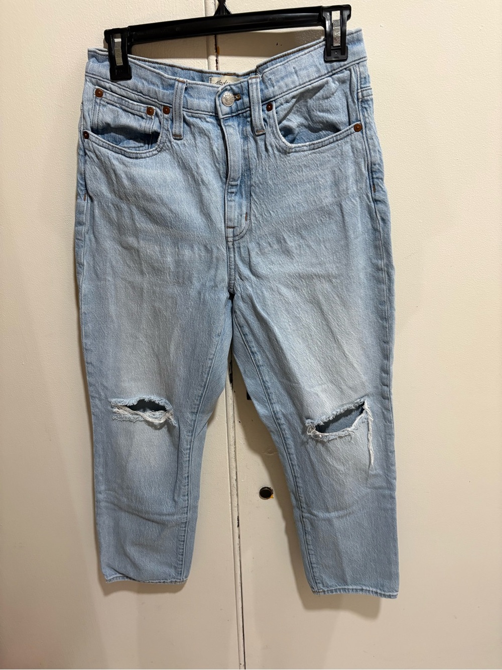 Madewell distressed woman’s jeans